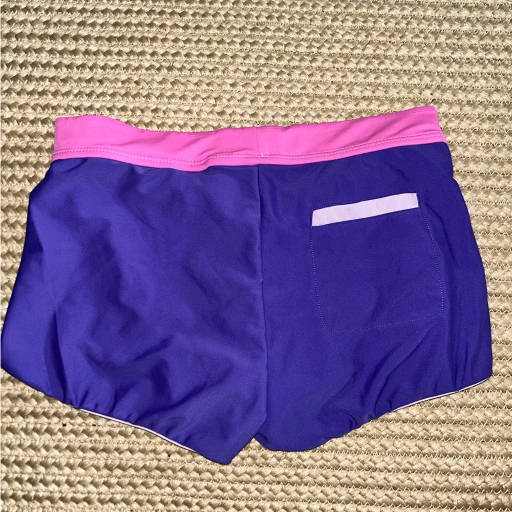 Eddie Bauer Women's Athletic Shorts in Purple and Pink